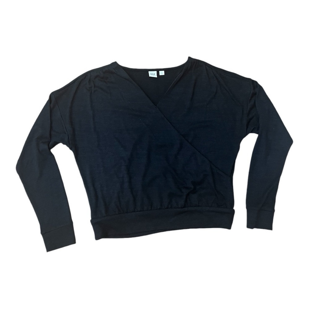 Women’s Gap Wrap Sweater Black - Size Small